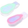 Sosoport 2 Pezzi Luce LED di Sicurezza per Running e Hiking con Clip in Silicone, Portatile, Batteria a Pulsante Inclusa, Luce Riflettente per attività Notturne Outdoor Colore Casuale