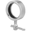 JEWEDECO Morsetti per Bilanciere in Lega 50mm, Clip a Molla Argento | Alta Resistenza, Struttura Robusta, Finitura Semplice, Set da 2 Pezzi per Uso Fitness