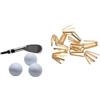 Vootnifig Spessore in ottone massiccio per mazze da golf, 25 mm per montaggio | Regola il peso della mazza, si adatta a alberi da 20 mm, costruzione in ottone massiccio, volo stabile, facile da installare
