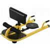 Amagogo Leg Exercise Machine Squat Machine Squat Attrezzo Fitness Macchina per Glutei con Disco Girevole Integrato E Rulli di Supporto Gambe Adatta a