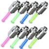NAMOARLY 8 Pezzi Luci Fluorescenti per Valvole Pneumatici Auto e Moto, Tappi Ruote in Plastica e Metallo Luce Lampeggiante Automatica per Sicurezza Notturna
