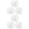 TEHAUX 6 Pezzi Pellicola Protettiva per Racchetta da Ping Pong Doppia Faccia Spessa in PVC Adesivo Sticky Facile da Usare per Uso Professionale