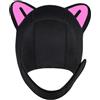 Mimoqk Cuffie da nuoto ergonomiche, multiuso, per immersioni da donna | Cappelli impermeabili per gatti, cappelli subacquei da donna, caldi cappelli da nuoto, attrezzatura da nuoto da surf