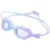 Yardwe Occhialini da Nuoto per Bambine, Festa Estiva, Sirena Lilla | Policarbonato e Silicone, Visione Chiara e Confortevole, per Piscina e Attività in Acqua, Stile Cartone