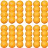 FUNOMOCYA 60 Palline Pingpong da Pratica, Palline Tennis Tavolo Elastiche in Plastica ABS con Foro, Gialle, per Allenamento Giocatori, 27 mm, Confezione da 60 Pezzi