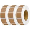 Generisch Target di tiro, adesivi in kraft, Square Pasters, gamma 3000 | Etichette per esercizi, adesivi Easy Peel & Stick Roll per giochi e allenamento