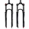 splumzer MTB Forcella 26 27.5 29 Pollici MTB Forcella Ammortizzata Corsa 120mm, 1-1/8 Tubo Dritto/Tubo Conico Forcelle Mountain Bike (Blocco Manuale Dritto, 27.5 Pollici)