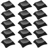 NAMOARLY 15 Pezzi Supporto per Palloni in Plastica Nera Superficie Antiriflesso, Stabile ed Efficiente per Pallacanestro e Calcio, per Esposizione e Conservazione Domestica