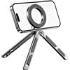 Generic Treppiede magnetico in lega di alluminio e supporto pieghevole per tablet
