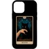 Death Tarot Card Black Cat Witchy Hallow Custodia per iPhone 12 mini Tarocchi Gatto Nero Morte Gatto Strega Gothic Tarocchi Arte