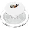 Scuba Diving Beagle Comic Dog Carino Beagle Scuba Diving Cartoon Dog Design PopSockets PopGrip per MagSafe