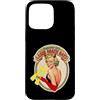 The Dirty Gringo Custodia per iPhone 15 Pro Max Laser Death Ray Retro Pin-Up Donna anni '60