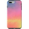 generic Custodia per iPhone 7 Plus/8 Plus Grafica astratta pastello arcobaleno aura