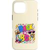 Funny Eighties 80s Costume Party Back to Custodia per iPhone 16 Pro Max Back to 80s Nostalgia Roller Skate Boombox Cassette Anni Ottanta