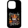 Adorable Sea Otter Animal Lover Custodia per iPhone 14 Pro Otterly in Love with Fall Cute Sea Otter Autunno Ringraziamento