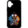 Funny HVAC Technician Heating Cooling Re Custodia per iPhone 16 Plus Divertente tecnico HVAC Riscaldamento Raffreddamento Riparazione