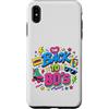 Funny Eighties 80s Costume Party Back to Custodia per iPhone XS Max Pattino a rotelle Boombox retrò vintage anni '80