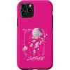 CRAZEELEBAH JAPAN INC Custodia per iPhone 11 Pro JAPAN SAKURA CHERRY BLOSSOM MOON VINTAGE LOFI ESTETICO