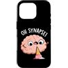 Punny Bone Custodia per iPhone 16 Pro Oh Synapse Divertente Gioco di parole