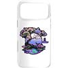 Lakelandwholesale1 Shirt Company Custodia per iPhone 17 Pro Max Bonsai Tree Cristalli di quarzo Vaporwave grafica giapponese