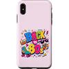 Funny Eighties 80s Costume Party Back to Custodia per iPhone XS Max Pattino a rotelle Boombox retrò vintage anni '80