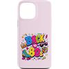 Funny Eighties 80s Costume Party Back to Custodia per iPhone 13 Pro Max Pattino a rotelle Boombox retrò vintage anni '80