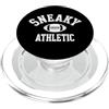 Sneaky Athletic Game Manager Apparel Sneaky Athletic | Atleta bianco Cliche Sport divertenti PopSockets PopGrip per MagSafe