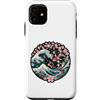 Lakelandwholesale1 Shirt Company Custodia per iPhone 11 Koi Fish Great Wave Cherry Blossom - Disegno grafico giapponese