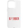 Fade Factory Barber Custodia per iPhone 15 Pro Max Forbici da barbiere, design a lettere, taglio fresco