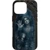 Random Galaxy Custodia per iPhone 16 Pro Fantasmi vittoriani infestati da finestra gotica horror di Halloween