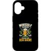 Miniature Golf Design Custodia per iPhone 16 Miniatura Golf