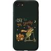 Halloween Spooky Magic Custodia per iPhone SE (2020) / 7/8 Carino Frog Halloween Scooter Off Per Ottenere Spooky