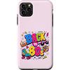 Funny Eighties 80s Costume Party Back to Custodia per iPhone 11 Pro Max Pattino a rotelle Boombox retrò vintage anni '80