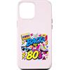 Funny Eighties 80s Costume Party Back to Custodia per iPhone 12 Pro Max Back to 80s Nostalgia Roller Skate Boombox Cassette Anni Ottanta