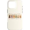 Halloween Spooky Magic Custodia per iPhone 16 Pro Scopa da strega con zucca fantasma per Halloween, stile vintage