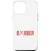 Fade Factory Barber Custodia per iPhone 12 Pro Max Forbici da barbiere, design a lettere, taglio fresco