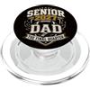 Class Of 2027 Senior Dad Football Final Anziano 2027 Dad Football The Final Quarter Orgoglioso Genitore PopSockets PopGrip per MagSafe