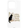 Cat Owner Funny Humor Lover Custodia per iPhone 15 Pro Living My Best Feral Fantasy, amante dei gatti