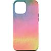 generic Custodia per iPhone 12 Pro Max Grafica astratta pastello arcobaleno aura