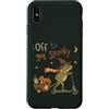 Halloween Spooky Magic Custodia per iPhone XS Max Carino Frog Halloween Scooter Off Per Ottenere Spooky