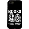 Funny Basset Hound And Book Design Custodia per iPhone SE (2020) / 7/8 Libri E Basset Hounds Divertente Basset Hound