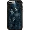 Random Galaxy Custodia per iPhone 7 Plus/8 Plus Fantasmi vittoriani infestati da finestra gotica horror di Halloween