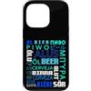 Party folk festivals funny mood Custodia per iPhone 13 Pro Birra in diverse lingue bevitori di birra organi puri
