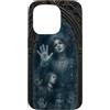 Random Galaxy Custodia per iPhone 15 Pro Fantasmi vittoriani infestati da finestra gotica horror di Halloween