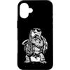 Urban Lover Retro Punk Sarcastic Humorou Custodia per iPhone 16 Plus Divertente sax tartaruga dicendo Jazz Street Performer