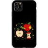 Applecore Whimsy Twee y2k Apple Graphic Custodia per iPhone 11 Pro Max Apple y2k Kawaii Cute Vintage 90s Retro Brown Grunge Teen