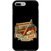 Jimbeels Custodia per iPhone 7 Plus/8 Plus HEDDLE HOOK READY Tessitura pettine rigido