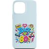 Funny Eighties 80s Costume Party Back to Custodia per iPhone 13 Pro Max Cassette Boombox Roller Skate Cube, stile retrò, stile vintage, anni '80