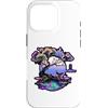 Lakelandwholesale1 Shirt Company Custodia per iPhone 16 Pro Bonsai Tree Cristalli di quarzo Vaporwave grafica giapponese