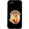 The Dirty Gringo Custodia per iPhone SE (2020) / 7/8 Laser Death Ray Retro Pin-Up Donna anni '60